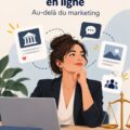 Une avocate utilisant les réseaux sociaux pour partager son expertise en ligne