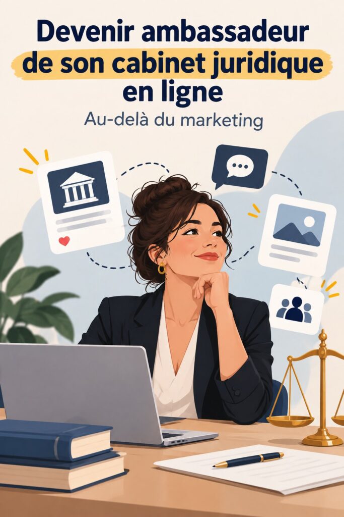 Une avocate utilisant les réseaux sociaux pour partager son expertise en ligne