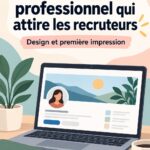 Fond LinkedIn professionnel coloré et attrayant, adapté à un profil de recruteur.