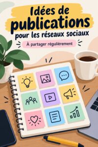 Une femme réfléchissant à des idées de publications sur les réseaux sociaux pour son entreprise B2B.