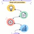 Un modèle d'infographie de processus professionnel illustrant des étapes claires et engageantes.