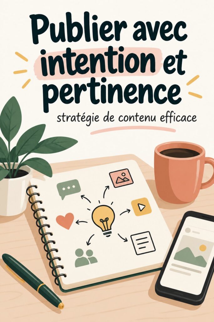 Femme d'affaires concentrée, rédigeant des publications marketing stratégiques