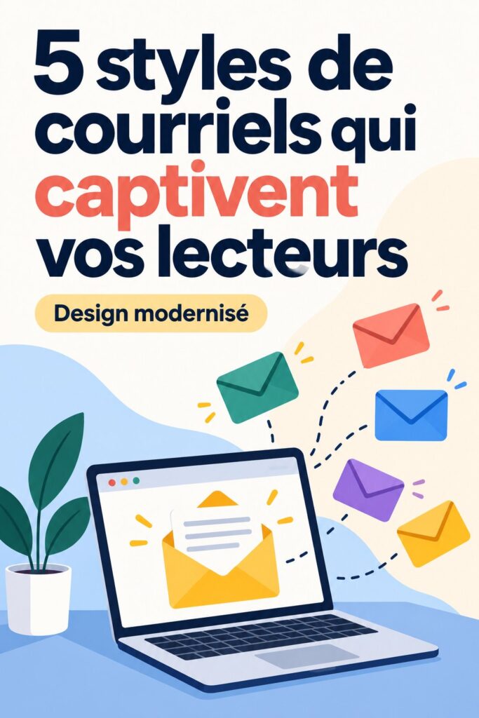 Un exemple de design d'email moderne et captivant
