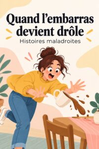 Femme professionnelle souriante pendant une réunion, illustrant la gestion des moments gênants.