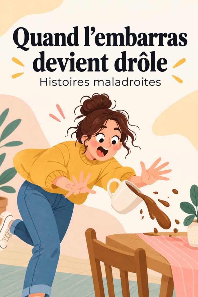 Femme professionnelle souriante pendant une réunion, illustrant la gestion des moments gênants.