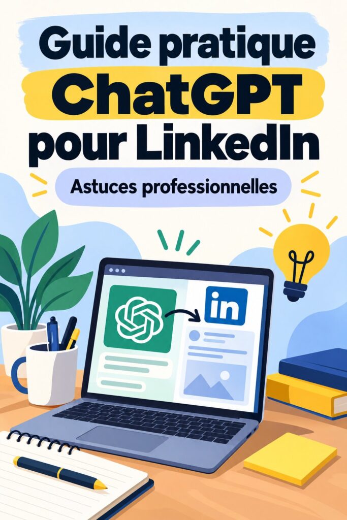 Une professionnelle utilise Chat GPT pour optimiser son profil LinkedIn.